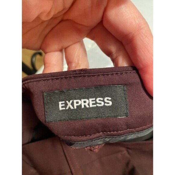 EXPRESS Chocolate Women Pants suit size 2/4 - Picture 6 of 6
